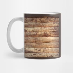 primitive woodland western country log cabin firewood Mug